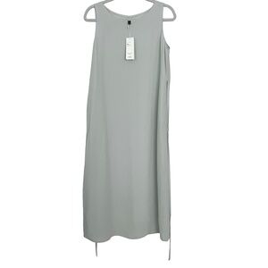 NWT Eileen Fisher Silk Georgette Crepe Dress PS